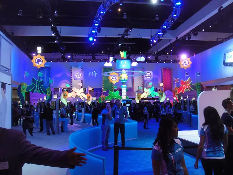 Le stand de Nintendo à l'E3 2012, l'année où la Wii U était présentée au salon.