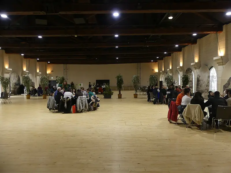 Ateliers thématiques du grand débat national au Manège de Chambéry, le 9 février 2019.